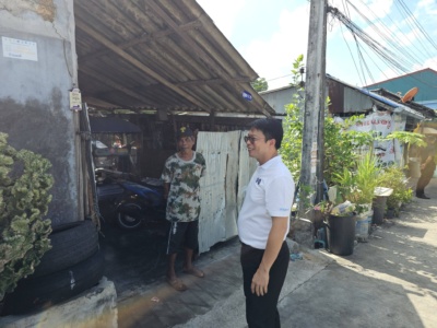 Visited the Saphan Hin village community area In Phuket Municipality To inspect and improve the bathroom Ready to change sanitary ware for the elderly4