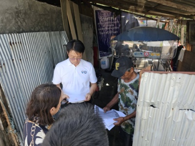 Visited the Saphan Hin village community area In Phuket Municipality To inspect and improve the bathroom Ready to change sanitary ware for the elderly9